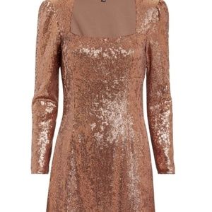Rosegold Intermix sequin dress